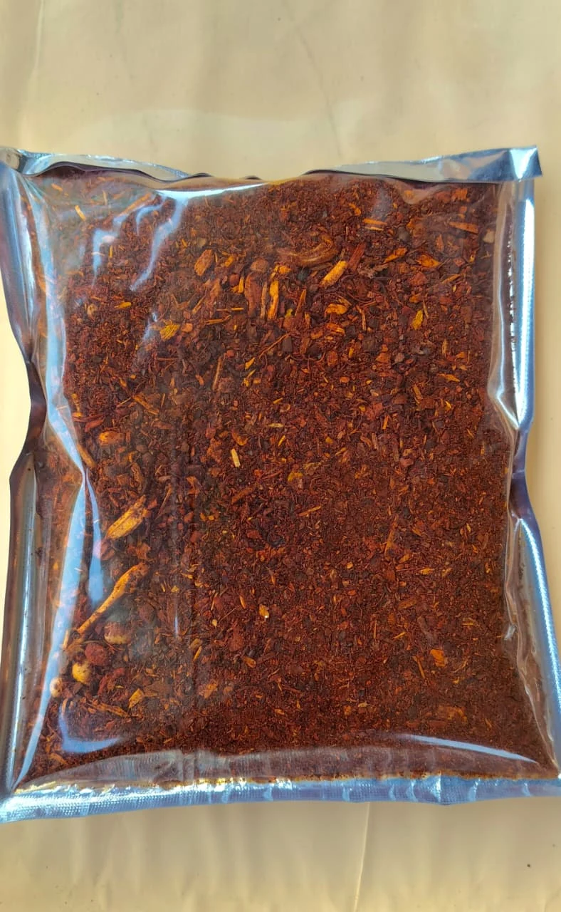 Hawan Samagri back and ingredients